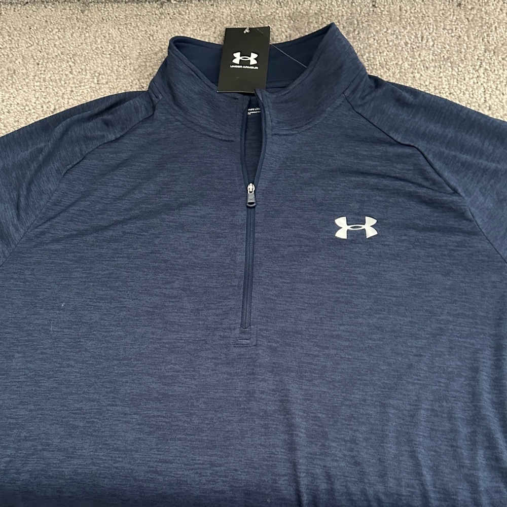 Under Armour Blue Half-Zip Pullover